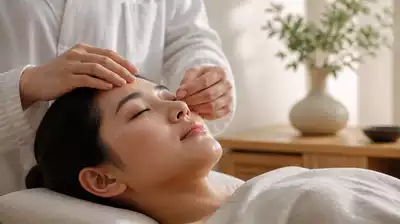 Lifestyle image of acupuncture session promoting eye health