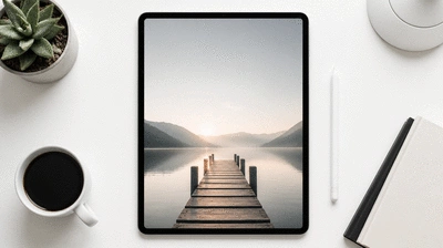Digital guide or eBook mockup