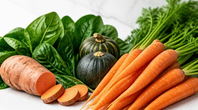 Healthy foods rich in carotenoids