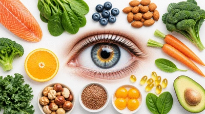 Nährstoffe und Vitamine für Augengesundheit